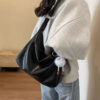 Black Genuine PU Fabric