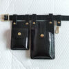 Crocodile pattern black