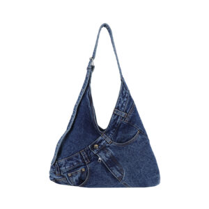 Simple Canvas Denim Women’s 2026 Spring New Fashion Versatile Shoulder Casual Crossbody Bag