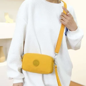 Canvas Phone For Women, Crossbody Mini Bag, Model, Wrist Coin Purse, Handheld Waterproof Bag