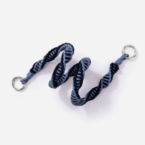Color Blocked Rope Braided Wide Strap With Hardware Round Buckle For Bucket Single Shoulder Underarm Universal Crossbody