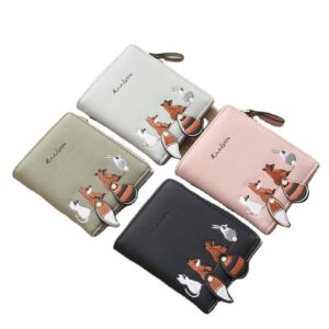 New Women’s Short Student Korean-style Cute Fresh Folding Mini Trendy Personalized Coin Wallet