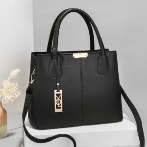 Women’s Bag 2026 Spring New Model, Single Shoulder Crossbody With Metal Pendant Decoration, Large Capacity Handbag
