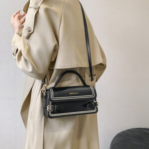 Vintage-Inspired DIY Woven Shoulder Bag Kit – Premium PU Material, Adjustable Strap, Multi-Pocket Design For Casual