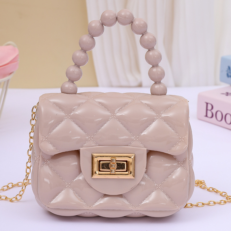 2026 New Women's Shoulder Fashion Pearl Chain Crossbody Handbag Mini Jelly Bag - Image 10