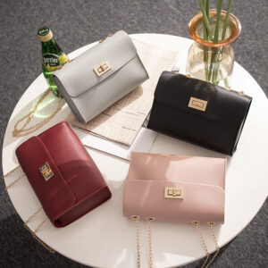 2026 New Women’s Summer Korean Fashion Small Square INS Chain Shoulder Crossbody Bag