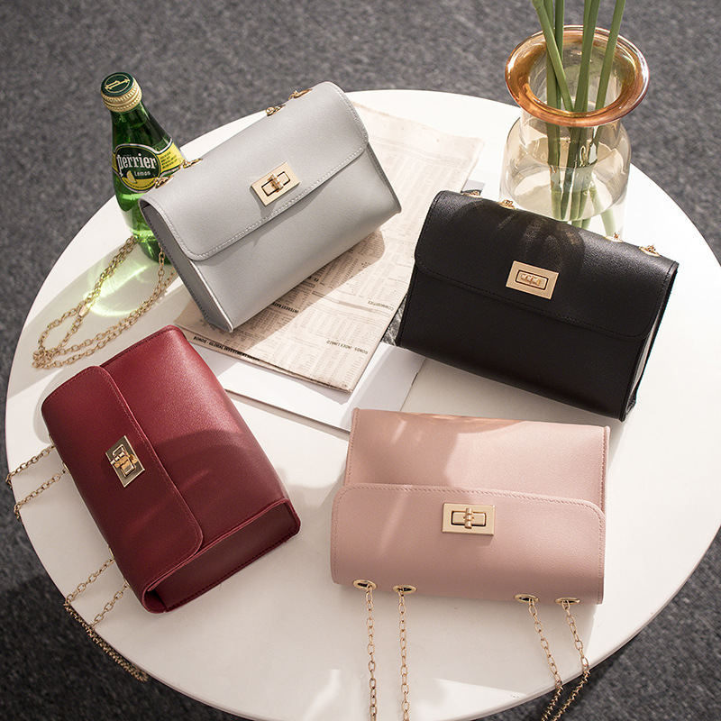 2026 New Women's Summer Korean Fashion Small Square INS Chain Shoulder Crossbody Bag - Image 2