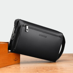 2026 New Clutch Bag With Password Lock, Anti-theft, Large Capacity, Multi-pocket Handbag, Business Clutch, Leather Men’s
