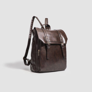 College Style Backpack Retro Soft Leather Women’s Bag Casual Cambridge Commuter Schoolbag