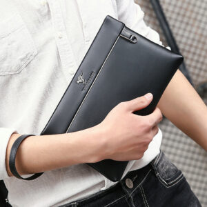 Men’s Bags Source factory fashion clip men’s handbag large capacity business envelope bag