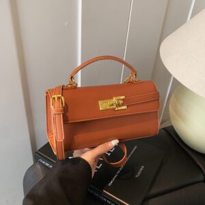 Mini Square Handbag for Women with Clasp Sophisticated And Unique Design Crossbody Bags