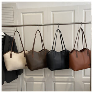 Women Large Capacity Tote Bag, Casual Shoulder Handbag, Stylish Work Commuter Underarm Bag