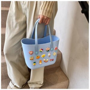 2026 New DIY Crescent Hole EVA Large Capacity Women’s Handheld Beach Bag Fashion Simple
