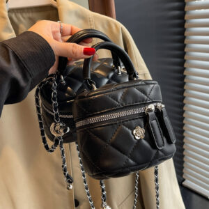 Stylish And Fashionable Small Handbag For Women, 2026 New Summer Trendy Quilted Shoulder Bag, Korean Version Bucket Bag