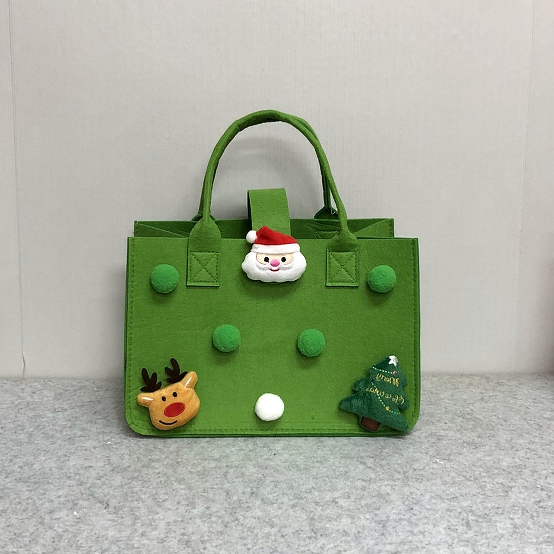 Christmas Candy Felt Tote Apple Box Handbag High-grade Bag Sale Gift - Image 4