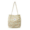 Yellow small floral print