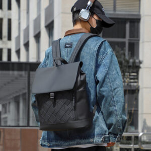 Men’s Trendy Backpack Stylish Sophisticated For Commuting College Students Black Brown Tan Business Travel Casual