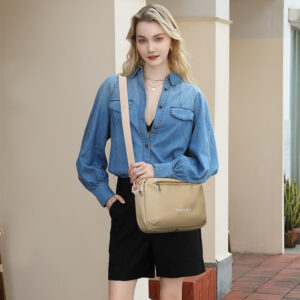 Large Crossbody With 1 Zipper Pocket For Shopping Travel Running Leisure Hands-free Wallet Waist Phone Bag To Carry All