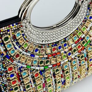 New Full Brick Handbag Evening Single Shoulder Clutch Solid Color Wedding Party Cheongsam Bag