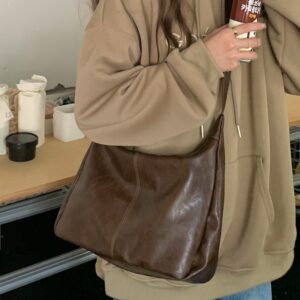 Maillard Retro Crossbody For Women 2026 New Trendy Korean Version Tote Versatile Large-capacity Shoulder Bag