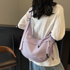 Large Capacity For Women 2026 New Lightweight Casual Backpack Sports Shoulder Commuter Crossbody Dumpling Bag