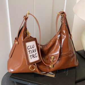 Vintage Niche Underarm For Women 2026 New Trendy Korean Tote Simple Large Capacity Crossbody Commuter Bag