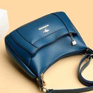 Women’s 2026 New Shoulder Bag Soft Leather Large Capacity Versatile Elderly Mom Crossbody Handbag One Piece For Delivery