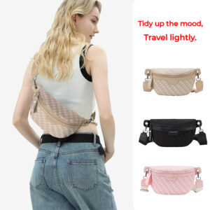 Women’s Messenger Bag, Casual Large-capacity Shopping Shoulder Light And Fashionable Chest Bag For Girls. Close-fitting