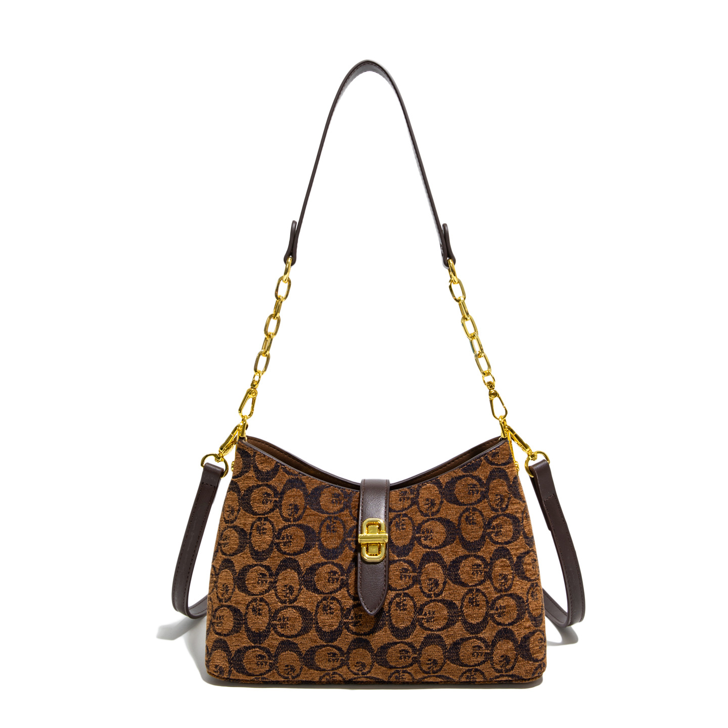 Women's Crossbody Bag Drawstring Handbag High-End Fashion Winter Style New Design - Image 5