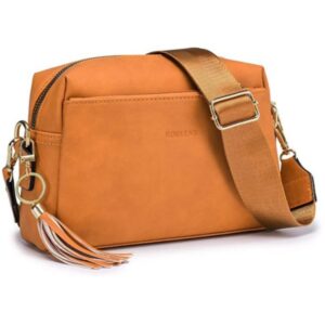 Women’s 2026 New Trendy and Versatile Tassel Single Shoulder Head Layer Cowhide Square High end Feeling Crossbody Bag