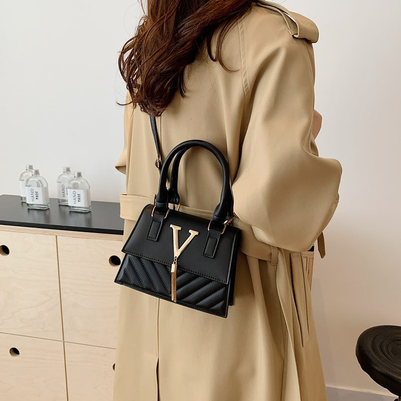 New Women's Casual PU Leather Square Handbag Stylish Simple Crossbody Bag For Ladies - Image 3