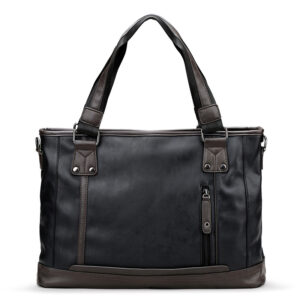 Briefcase Handbag, Horizontal Single-shoulder Crossbody Business Casual Large-capacity Computer Bag, Men’s Bag