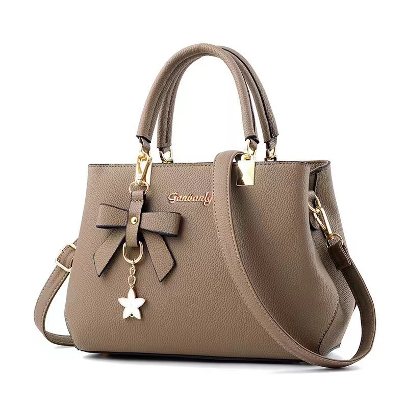 Women's Bags trend large capacity handbag texture shoulder messenger bag - Image 5