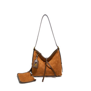 Monica Chiki Deerskin Embossed Large Capacity Coin Purse Korean Style Shoulder For Women Mother Bag