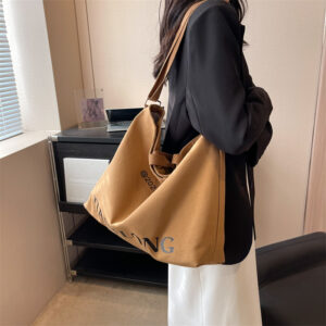 Forest Style Canvas Shoulder Bag For Women, New Large Capacity Crossbody Bag, Student Class Casual Backpack, Versatile
