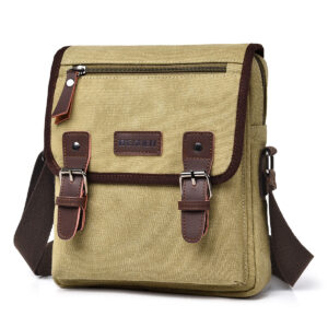 Canvas Messenger High End Shoulder Casual Large Capacity Men’s Bag Backpack