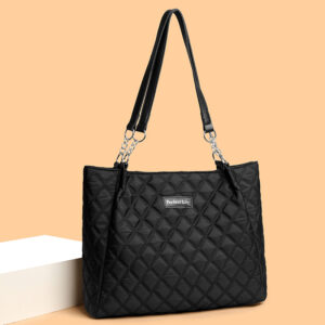 Large-capacity Women’s New Autumn Simple Commuter Tote College Student Class Shoulder Shopping Bag