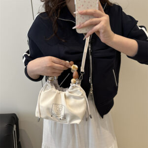Spring New Stylish Niche Design Bucket 2026 Fashion Trend Textured Women’s Casual Shoulder Crossbody Bag