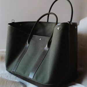 PU Canvas Large Capacity Tote Garden For Women New High End Commuter Handbag Shoulder Crossbody Bag