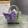 Green purple (with bow)