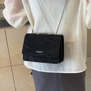 Korean-style Trendy Small For Women 2026 New Fashion Chain Shoulder Crossbody Square Mini Lipstick Bag