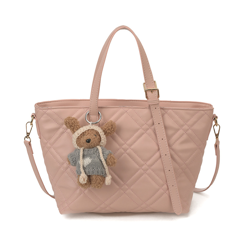 Women's Large Capacity Tote Simple Casual Shoulder Handbag New Style Commuter Bag Niche Design - Image 5