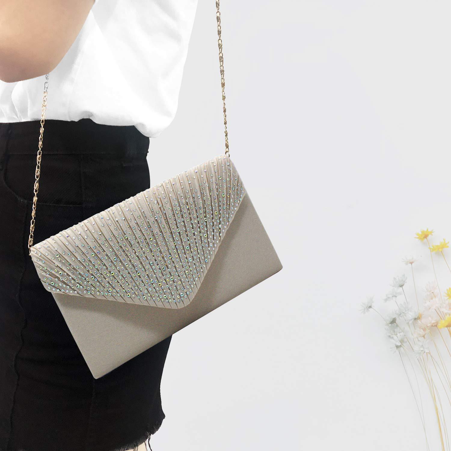 New Ladies Bridal Bag Handbag Suitable For Wedding Evening Prom Various Parties - Image 4