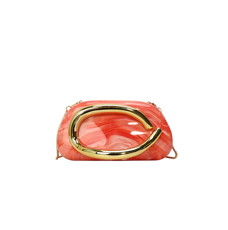 New Light Metal One Shoulder Crossbody Chain Ladies Mini Fashion Wedding Dinner Clutch Bag - Image 11