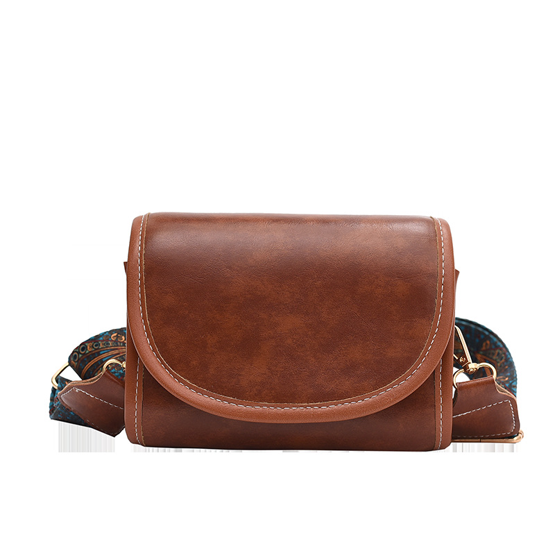 Women's Crossbody Fashion High-end Wide Strap Shoulder Niche Ins Underarm Mini Pillow Bag - Image 5
