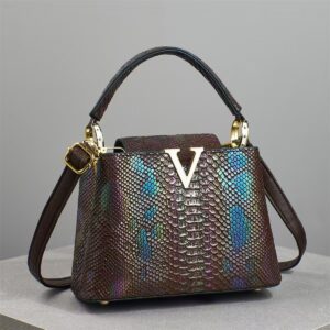 Women’s Stylish Quilted Tote With Single Shoulder Strap, Soft PU Leather Crossbody Handbag For Daily Use Messenger Large